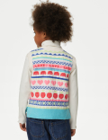 2pc Knitted Fair Isle Vest & Jumper Set (2-8 Yrs)