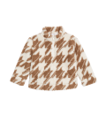 Printed Borg Fleece Half Zip Top (2-8 Yrs)