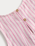 2 Piece Pure Cotton Striped Frill Outfit (2-8 Yrs)