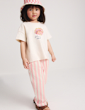 Pure Cotton Striped Trousers (2-10 Yrs)