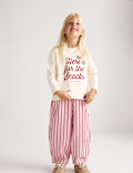 Pure Cotton Here For The Snacks Top (2-8 Yrs)