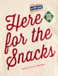 Pure Cotton Here For The Snacks Top (2-8 Yrs)