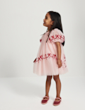 Bow Mesh Dress (2-10 Yrs)