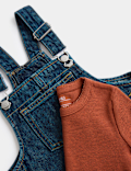 2 Piece Denim Pinafore Outfit (2-10 Yrs)