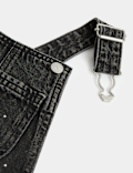 Denim Sequin Dungarees