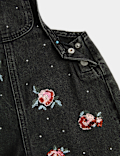 Denim Sequin Dungarees