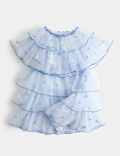 Bow Tiered Ruffle Dress (2-8 Yrs)