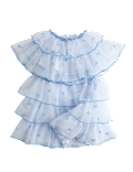 Bow Tiered Ruffle Dress (2-8 Yrs)
