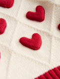 3D Heart Knit Jumper (2-8 Yrs)