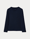 Cotton Rich Ribbed Top (2-8 Yrs)