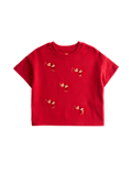 Pure Cotton Embroidered Shrimp T-Shirt (2-8 Yrs)
