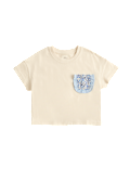 Pure Cotton Cross Stitch Pocket T-Shirt (2-8 Yrs)