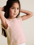 Pure Cotton Flower Top (2-7 Yrs)