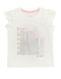 Pure Cotton Ballet All Day Slogan T-Shirt (2-7 Yrs)