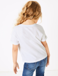 Cotton Sequin Sausage Dog T-Shirt (2-7 Years)