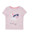 Cotton Unicorn Hero Print T-Shirt