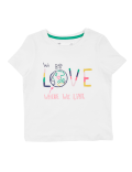 Cotton World Love Slogan T-Shirt
