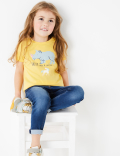 Cotton Rhino & Unicorn Print T-Shirt (2-7 Years)