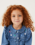 Denim Embroidered Shirt (2-7 Yrs)