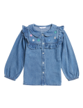 Denim Embroidered Shirt (2-7 Yrs)