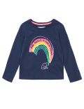 Cotton Rainbow Print Top