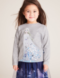 Cotton Disney&trade; Frozen&trade; Sequin Top (2-10 Yrs)