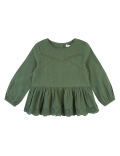 Cotton Broderie Frill Blouse (2-7 Yrs)