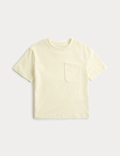 Pure Cotton Pocket T-Shirt (2-8 Yrs)