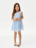 Butterfly Applique Dress (2-7 Yrs)