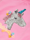 Pure Cotton Sequin Unicorn Top