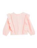 Pure Cotton Frill Blouse
