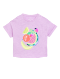 Pure Cotton Sequin Fruit T-Shirt
