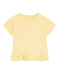 Pure Cotton Frill Top