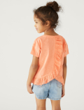 Pure Cotton Frill Top