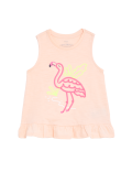 Pure Cotton Flamingo Print Top