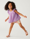 Pure Cotton Spotted Top (2-8 Yrs)