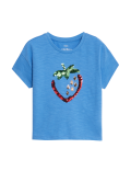 Pure Cotton Sequin Strawberry T-Shirt (2-8 Yrs)