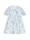 Pure Cotton Floral Dress (2-8 Yrs)