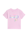 3pk Pure Cotton Print T-Shirts (2-8 Yrs)