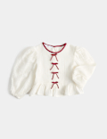 Pure Cotton Bow Top (2-8 Yrs)