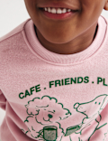 Cotton Rich Cafe Friends Sweatshirt (2-8 Yrs)