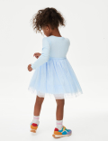 Cotton Rich Tulle Glitter Dress (1-8 Yrs)