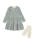 3pc Cord Pinafore, Top and Tights Outfit (2-8 Yrs)