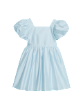 Taffeta Bow Dress (2-8 Yrs)