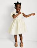 Taffeta Bow Dress (2-8 Yrs)