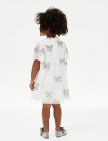 Sequin Bow Party Dress (2-8 Yrs)