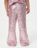 Sequin Elasticated Waist Trousers (2-8 Yrs)