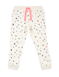 Cotton Heart Print Joggers (2-7 Yrs)