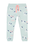 Cotton Unicorn Print Joggers (2-7 Yrs)