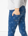 Floral Print Jeggings (2-7 Yrs)
